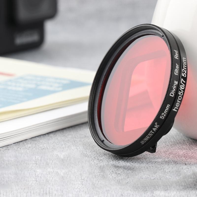 52Mm Lens Filter Kit For Gopro Hero 7 / 6 / 5 With Adapter And Cap-1915198230153531393
