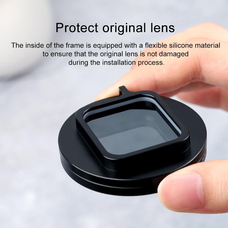 52Mm Professional Filter Set For Gopro Hero 7 / 6 / 5 With Adapter And Lens Cap-1915197920462901250