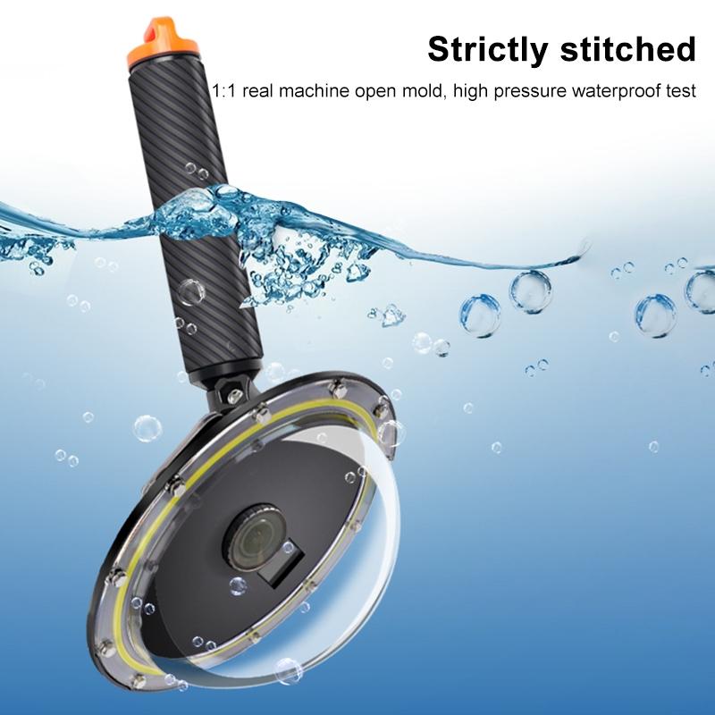 Underwater Dome Port For Dji Camera With Floating Grip-1915197754553012232