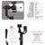 3-Axis Gimbal Stabilizer With Tripod Mount & Fill Light For Smartphones - Black-1915196771911471110