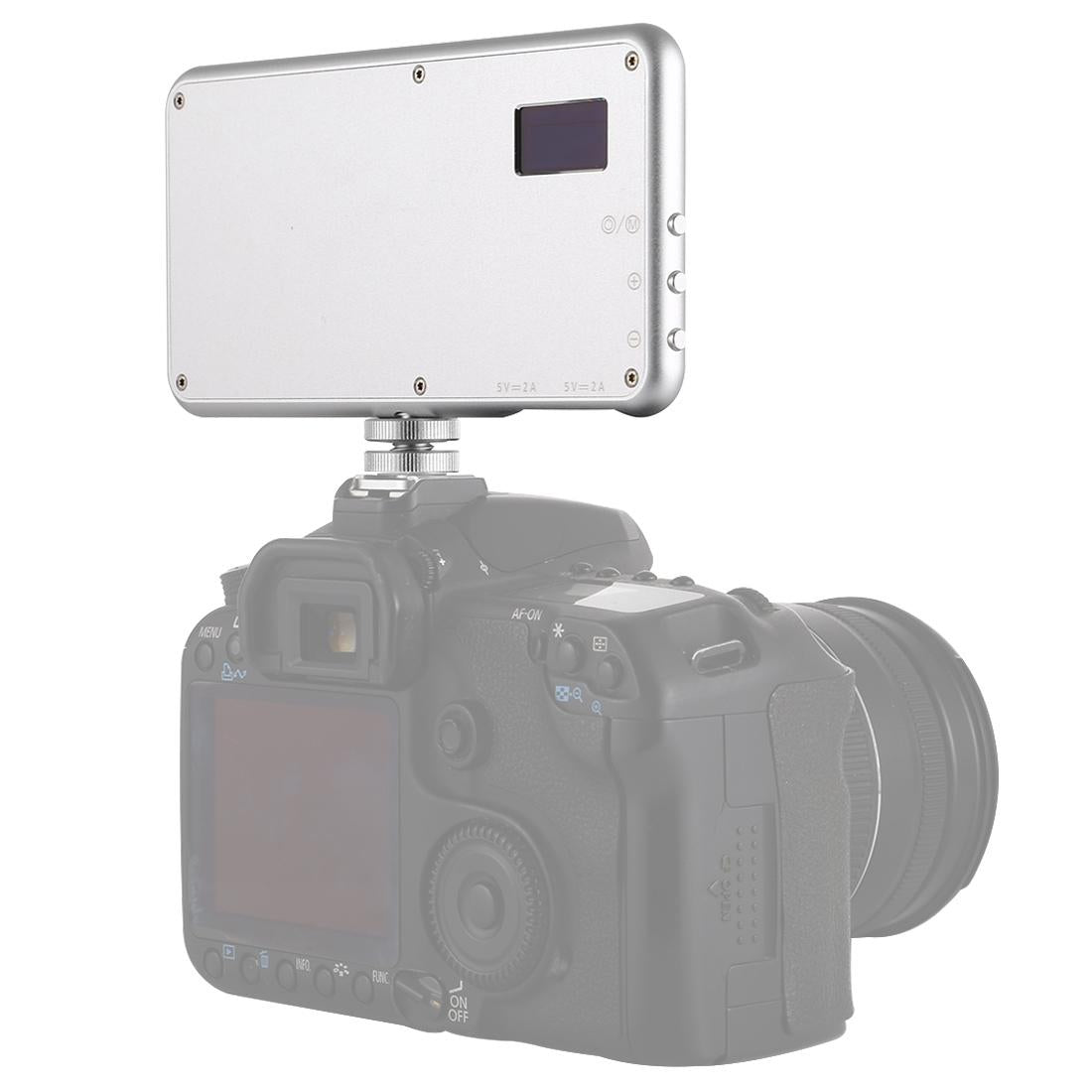 Pocket Led Studio Light For Vlogging & Photography - 180 Leds Oled Display Cold Shoe Mount - Canon / Nikon Dslr-1915197543566938119