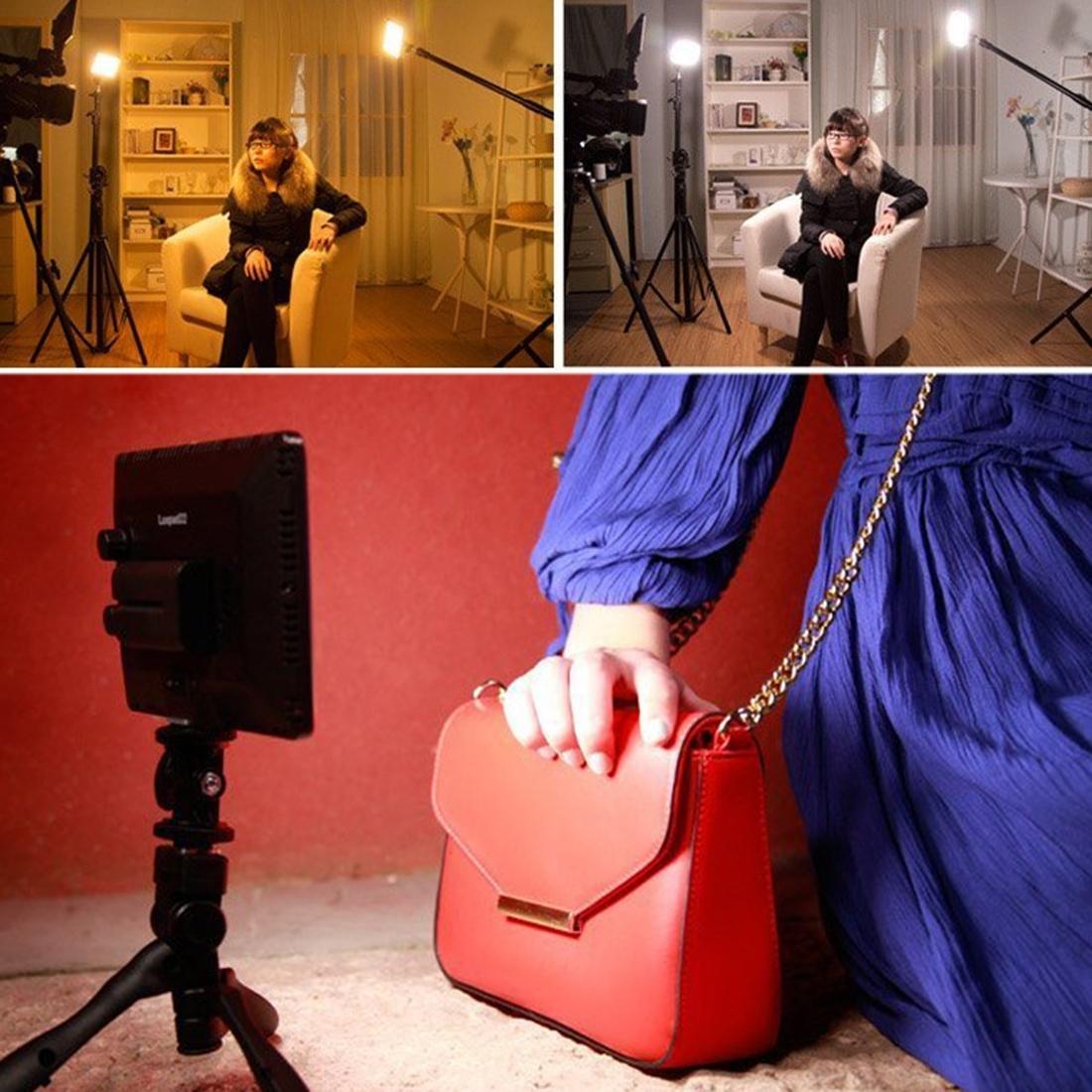 Professional Vlogging Studio Light With Oled Display For Canon / Nikon Dslr-1964932278798913539