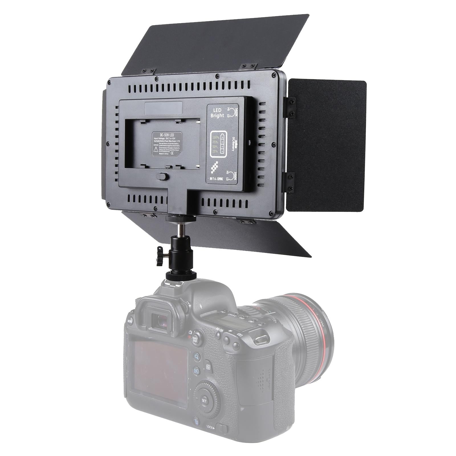 Professional Led Studio Light For Vlogging & Photography - 520 Leds 4100Lm - Canon / Nikon Dslr Compatible-1915197201269788673