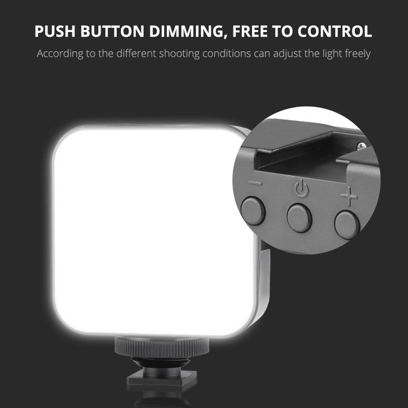 49 Led Video Light For Camera / Camcorder - Black-1964932172641079298