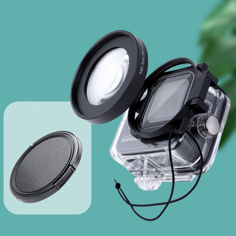 Professional 58Mm Macro Lens For Gopro Hero8 With Dive Housing And Filter-1915198048548556800