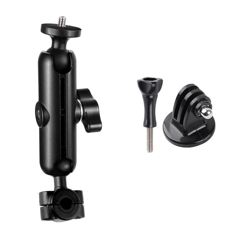 Motorcycle Rearview Mirror Mount For Action Cameras - 9Cm Rod 20Mm Ball Head Tripod Adapter-1915196706828455941