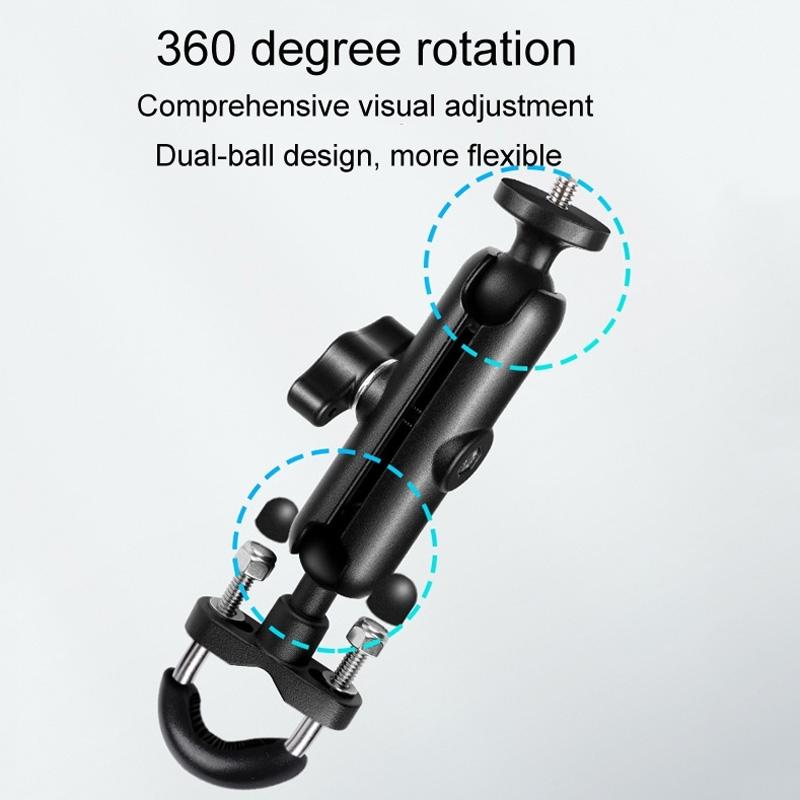 Motorcycle Handlebar Mount For Gopro With Tripod Adapter - 9Cm Rod And Screw-1915196723039440897