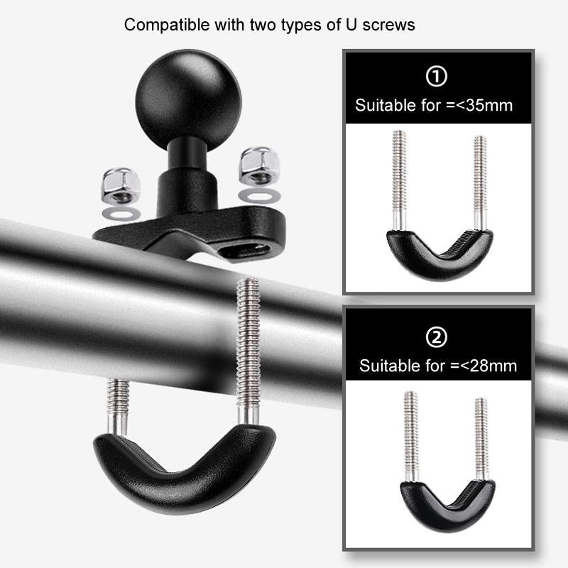 Motorcycle Handlebar Mount For Gopro With Tripod Adapter - 9Cm Rod And Screw-1915196723039440900