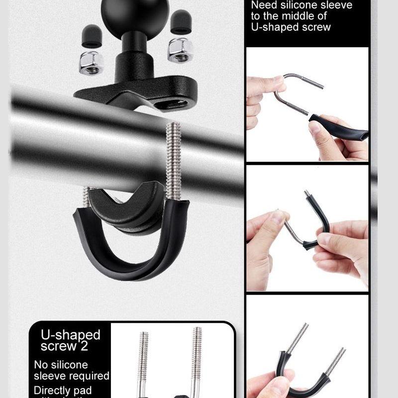 25Mm Ball Head Motorcycle Rearview Mirror Mount Holder For Gopro Insta360 Dji Action And Other Action Cameras-1915196772066660354