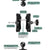 25Mm Ball Head Motorcycle Mount For Gopro With Tripod Adapter-1915196491966844929
