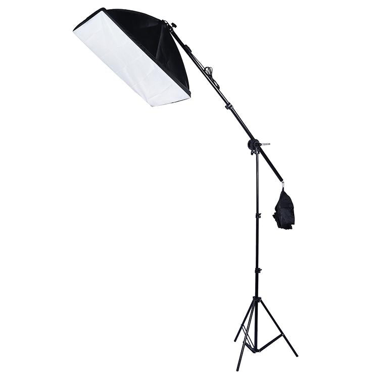 Single Light Softbox Set With Tripod And Arm Jib For Studio Flash-1915198082715357193