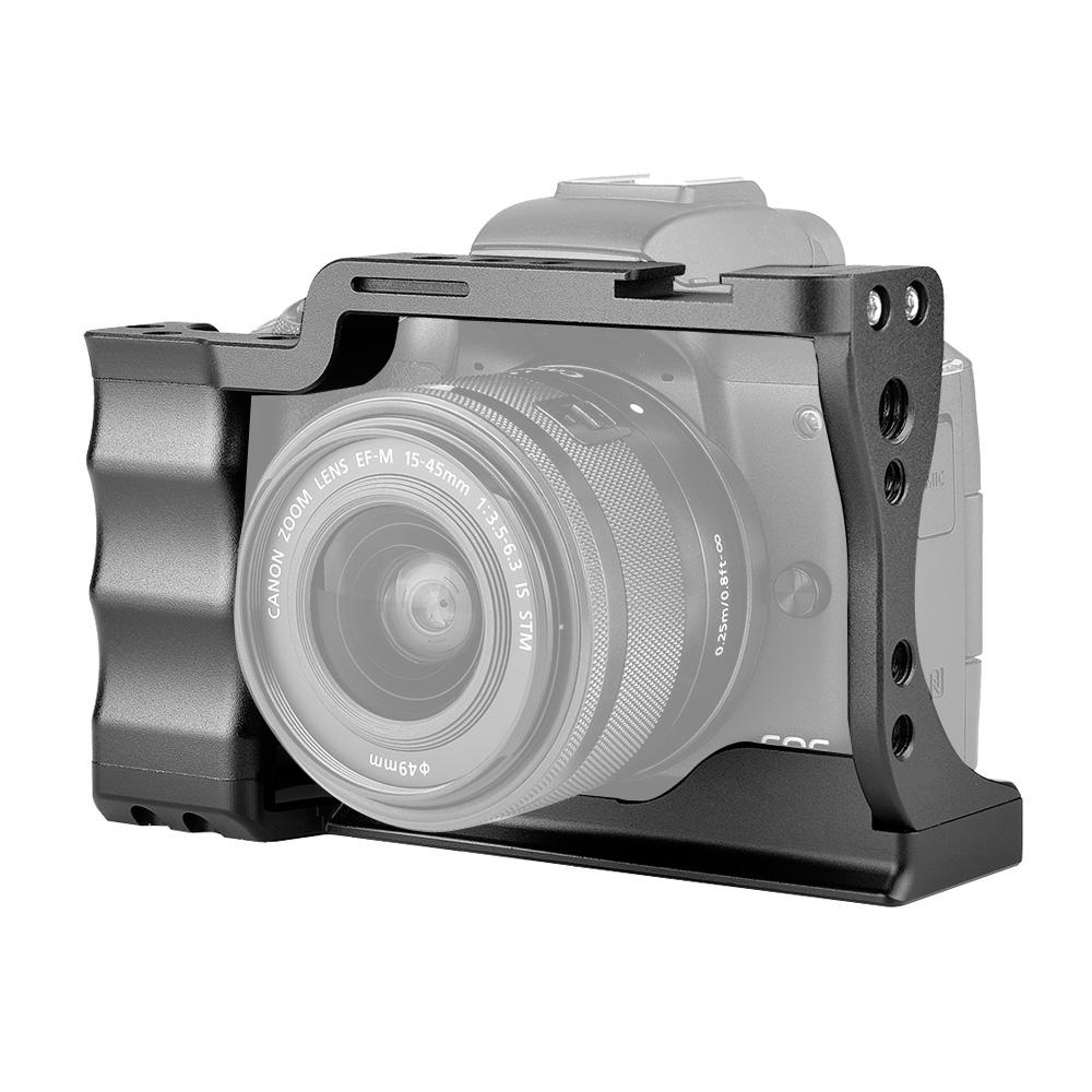 Video Camera Cage Stabilizer For Canon Eos M50 - Black-1915196512854478848