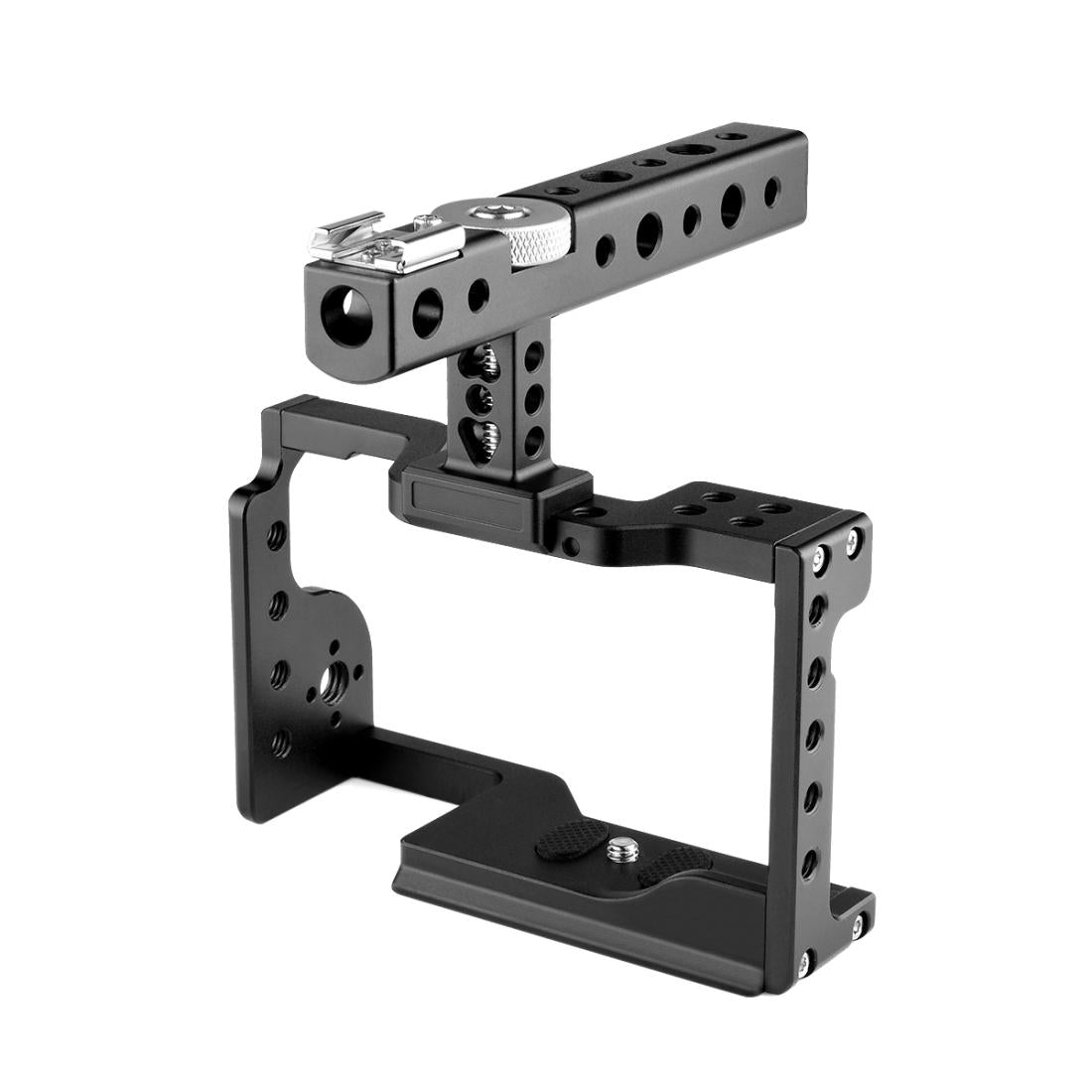 Video Camera Cage Stabilizer With Handle For Sony A6600 Black-1915196696770514951