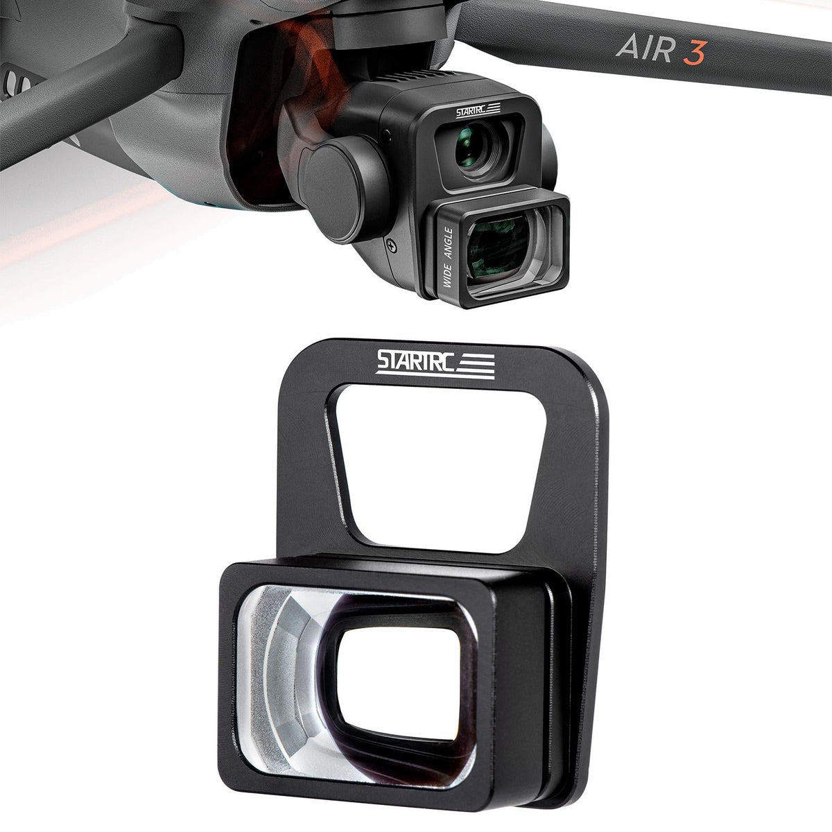 Dji Air 3 With Wide Angle Lens Filter-1964932302786138112