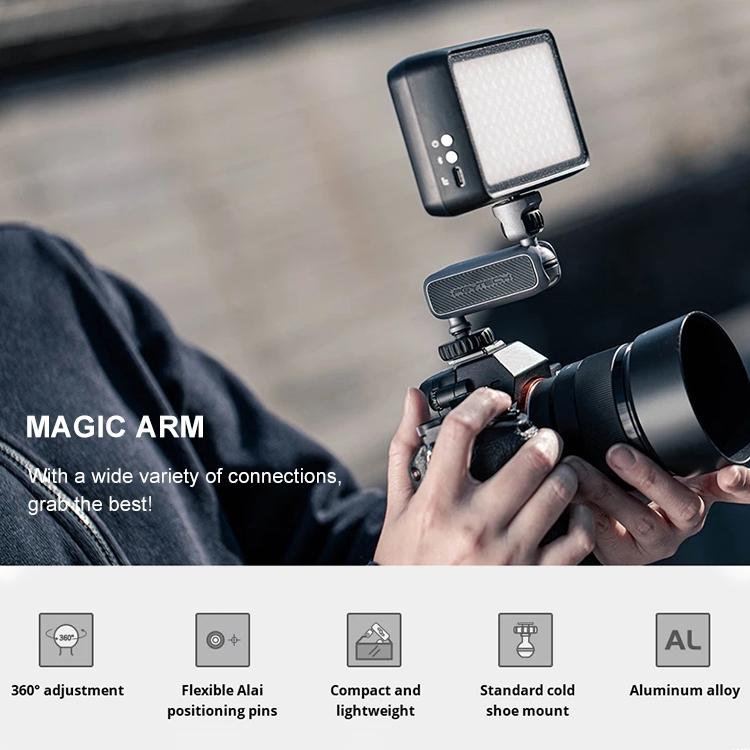 Adjustable Magic Arm Mount For Slr Camera - Grey-1915196550829707267
