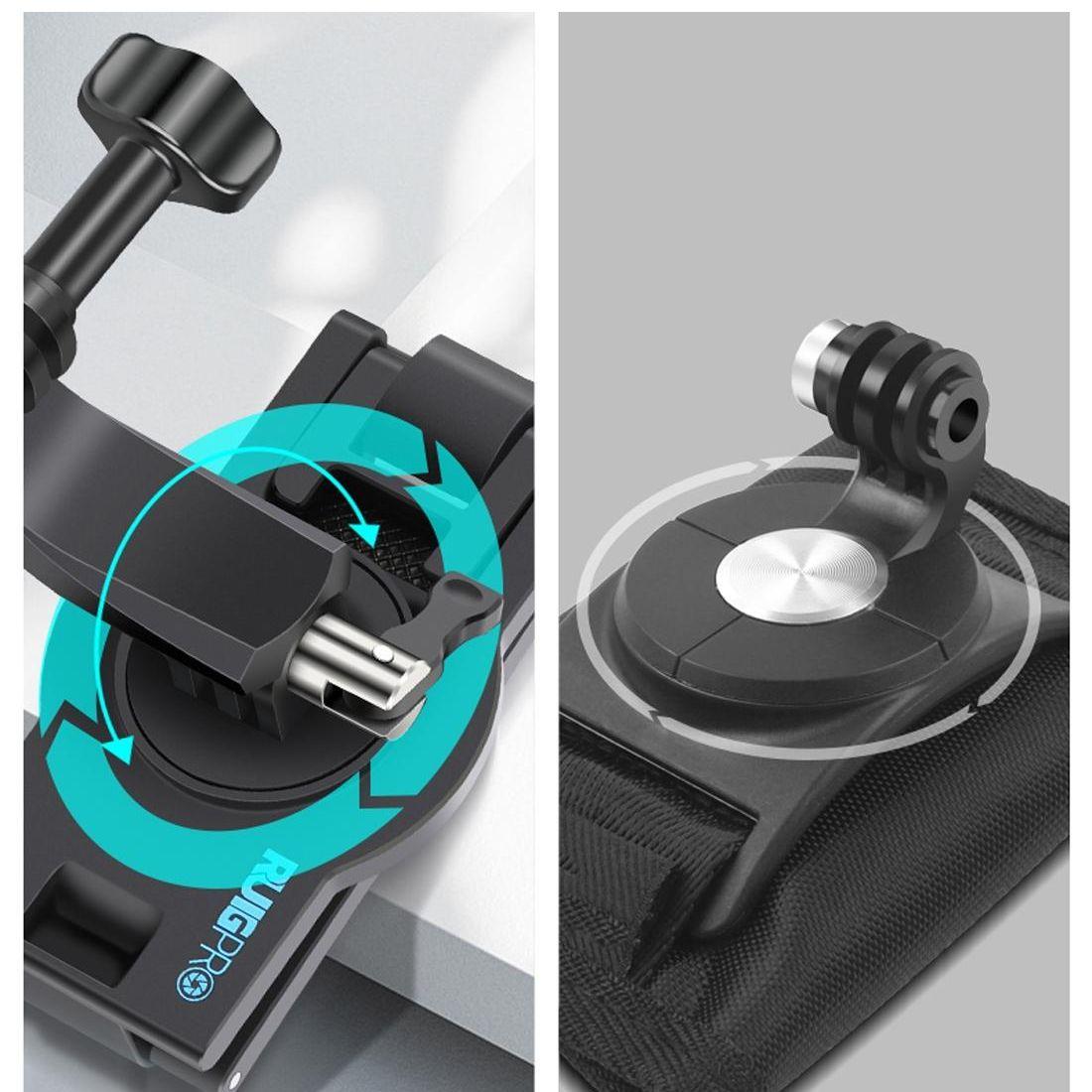 360 Degree Rotating Quick Release Backpack Strap Mount For Gopro Hero 12-1915196783915569158