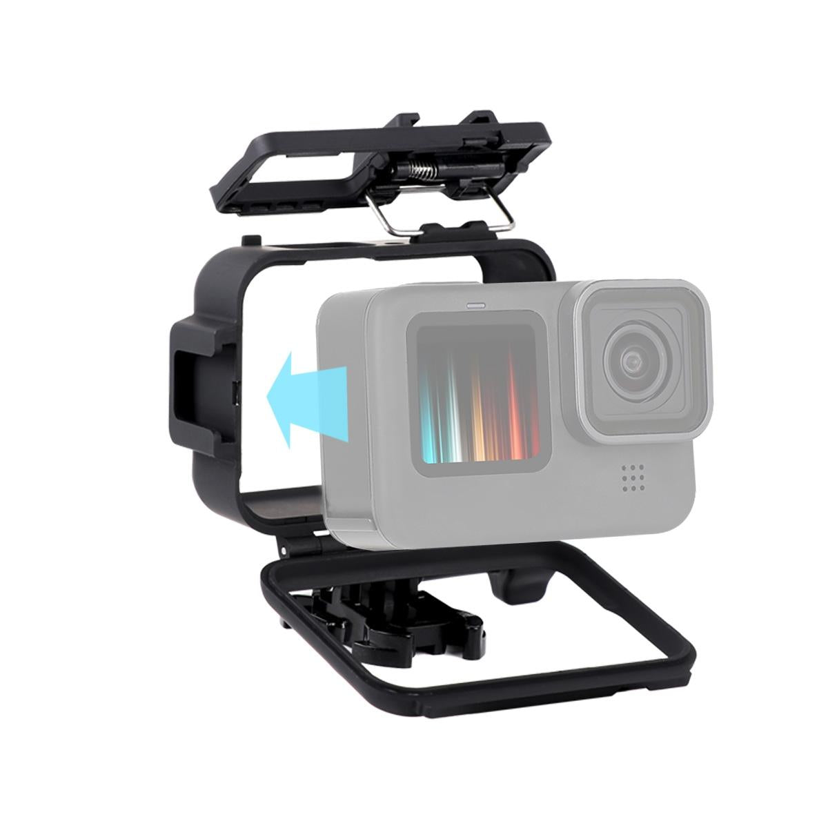 Protective Case With Mount And Base For Gopro Hero10 / 9 - Long Screw-1915196742282907649