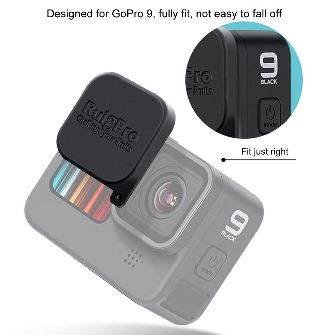 Soft Rubber Camera Lens Protective Cap For Gopro Hero10 / Hero9 - Scratch Resistant-1915196772364455942