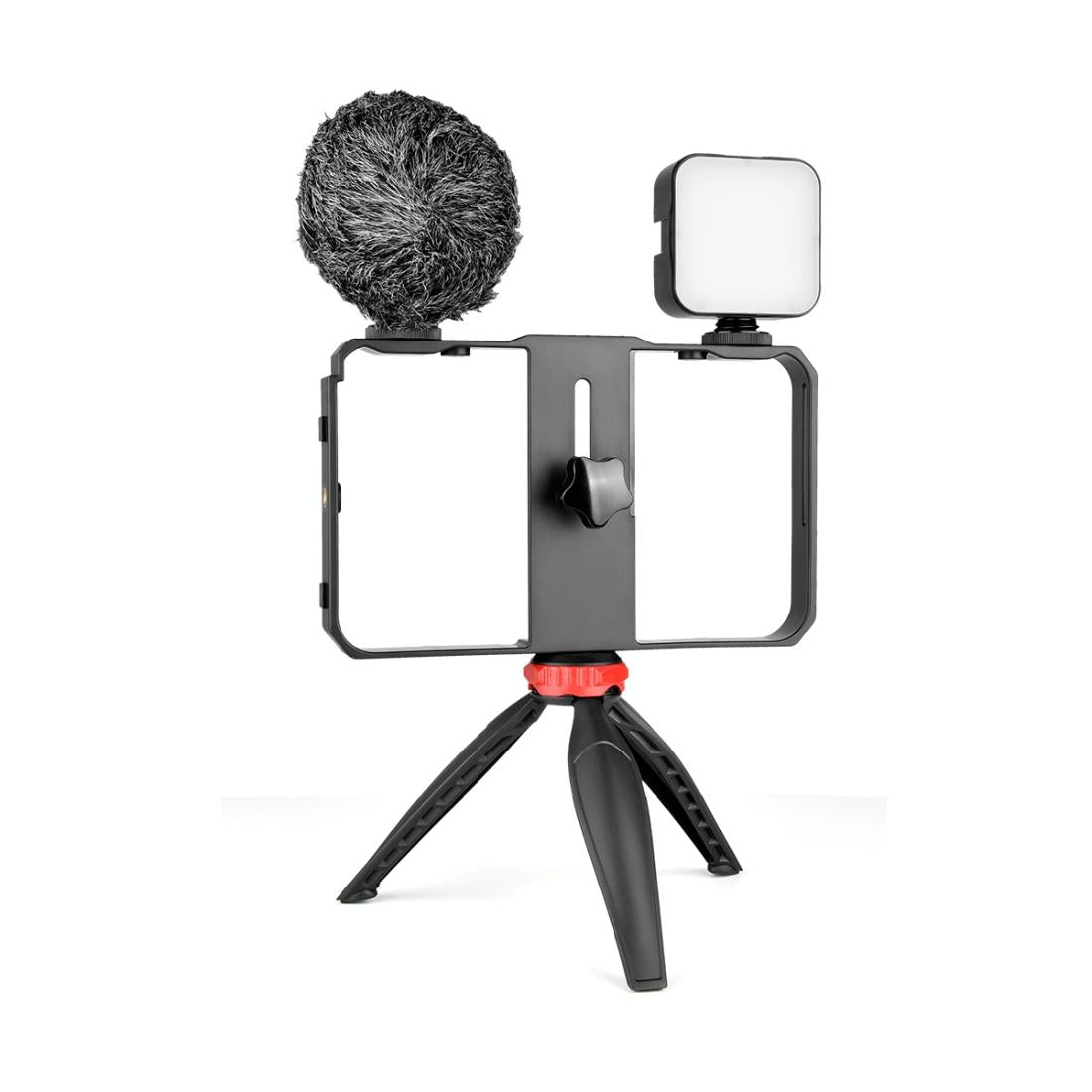 Vlogging Video Rig With Led Light Mic &amp; Tripod-1915197461593460737