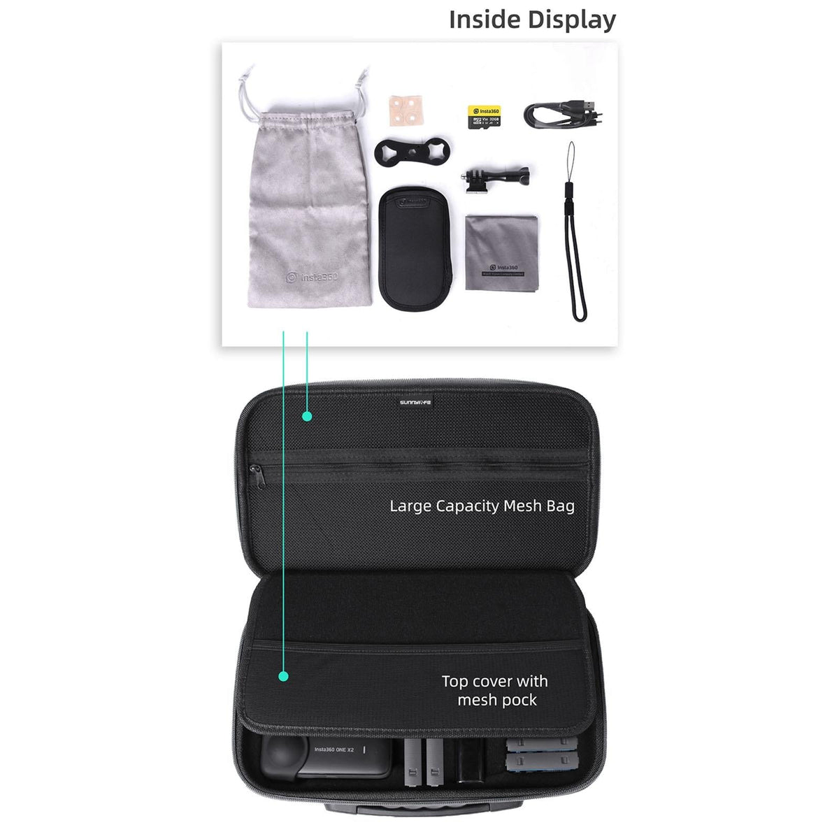 Insta360 One X2 / X Storage Bag Handbag-1915196707130445833