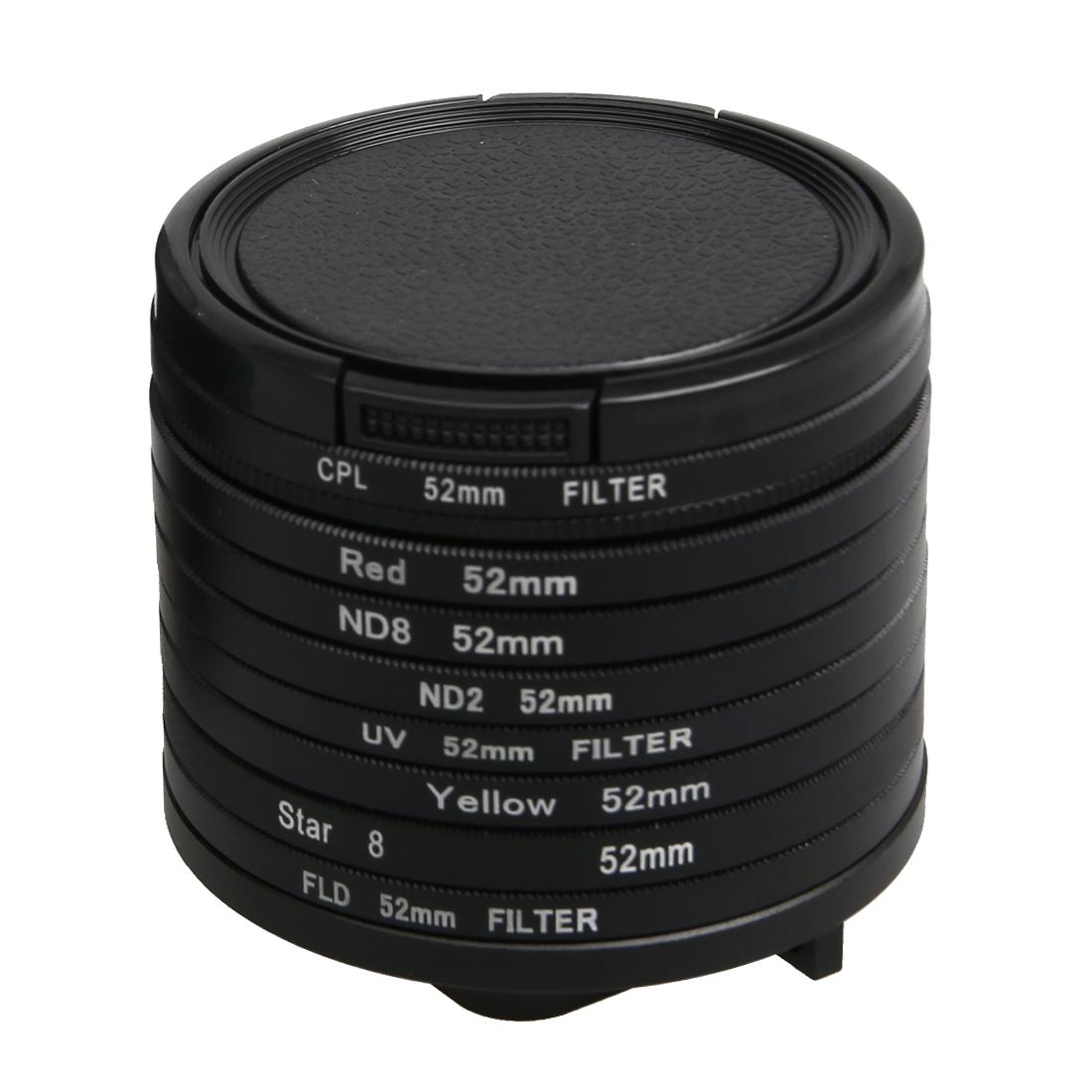 52Mm Lens Filter Set For Gopro Hero5 Action Camera - Cpl Uv Nd8 Nd2 Star 8 Fld-1915198374747967489