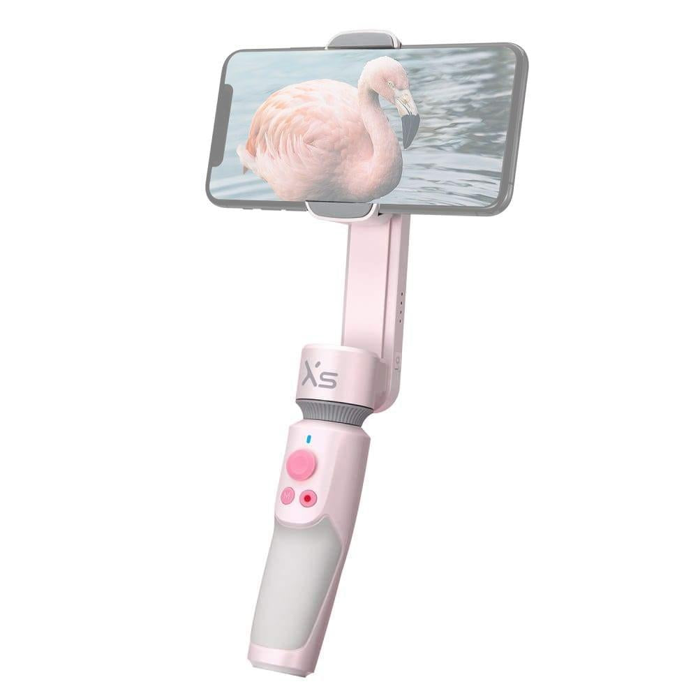 Smooth-Xs Handheld Gimbal Stabilizer Selfie Stick - Pink 200G-1964932149702430720
