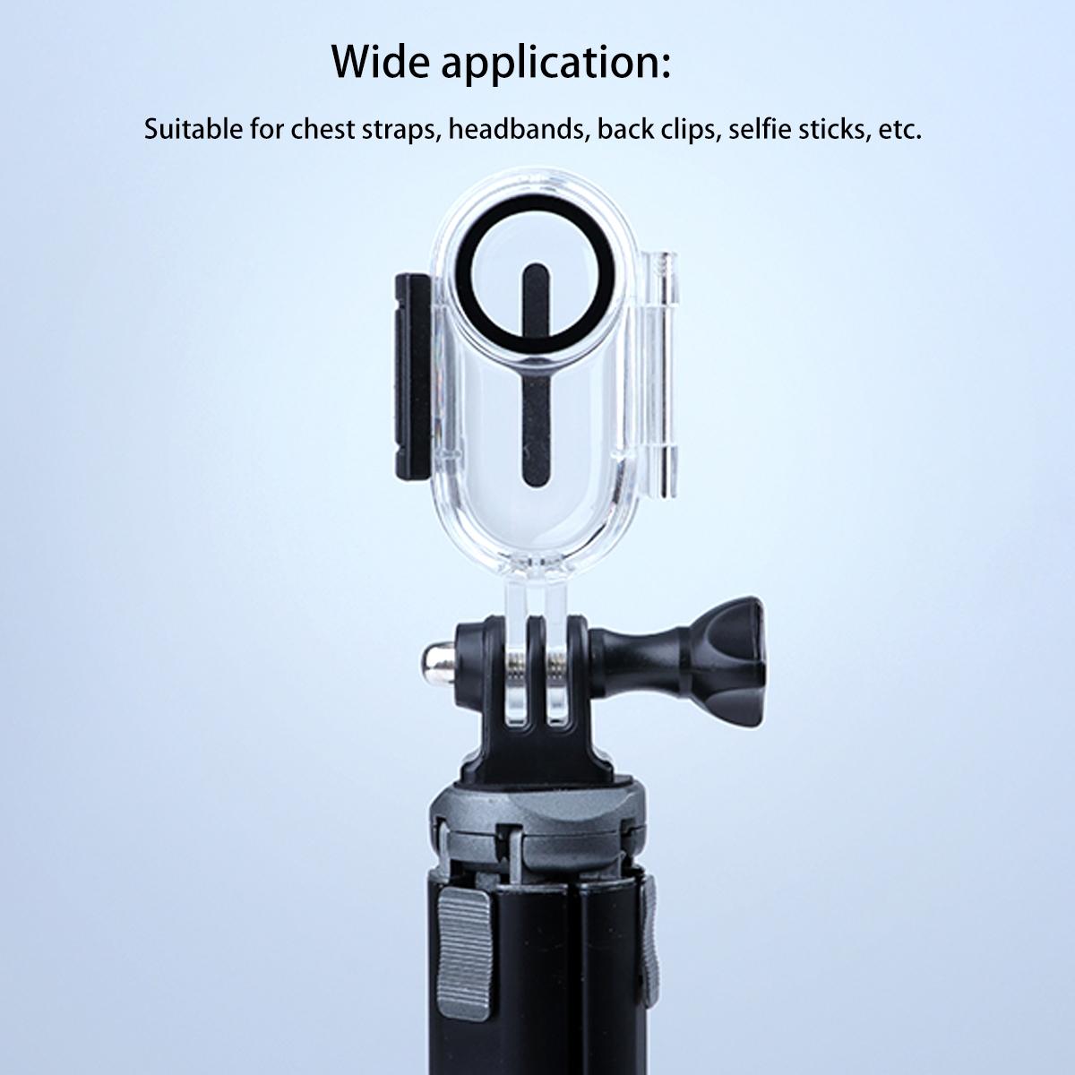 Waterproof Housing For Insta360 Go 2 With Base Adapter - 30M Depth-1915197579579232260