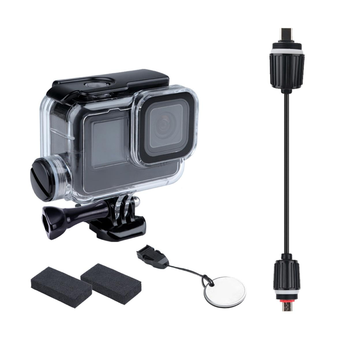 Waterproof Housing Case For Gopro Hero10 / 9 With Buckle Mount And Charging Compatibility-1915197233012281345