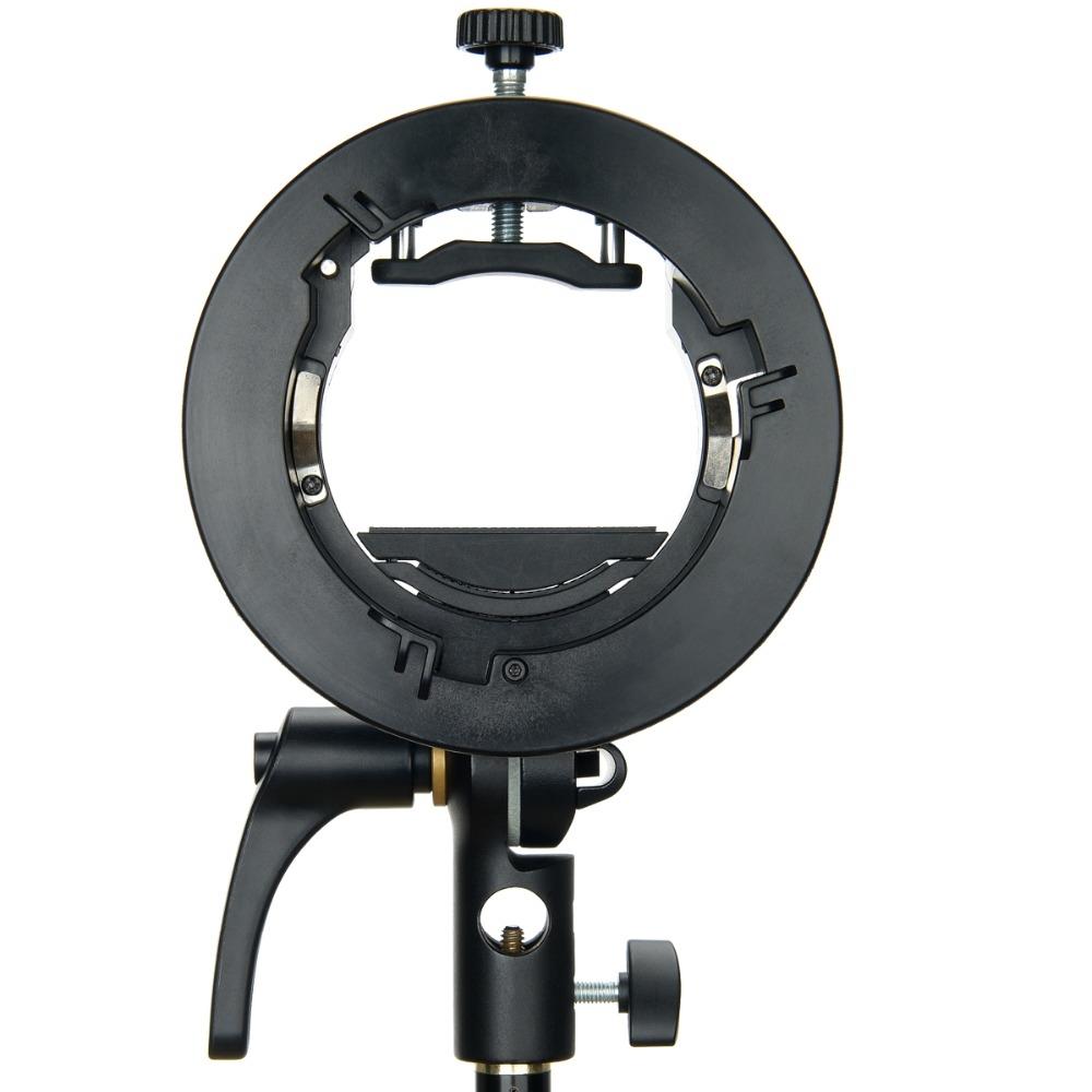 Universal S-Type Flash Bracket For Bowens Mount - Black-1915196786625089543