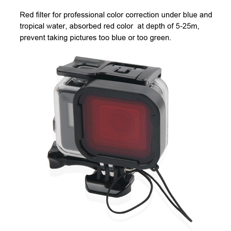 Waterproof Housing Case For Gopro Hero6 / 5 With Touch Screen Back Cover - 45M-1915196603388530692