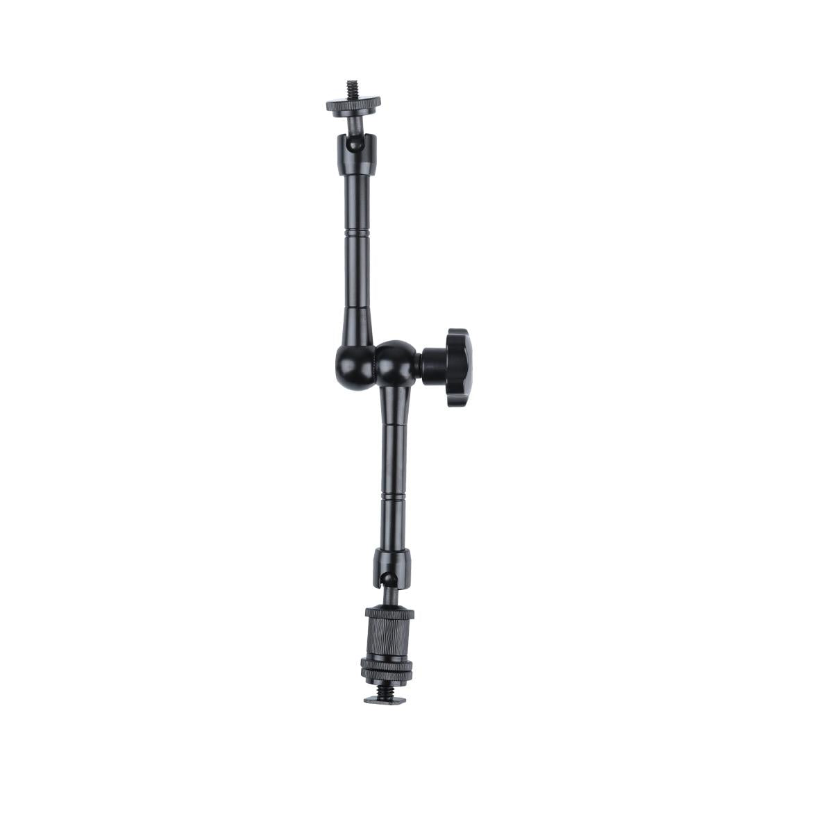 Adjustable Magic Arm With Phone Clamp &amp; Large Claws - 11 Inch Black-1915196802945126401