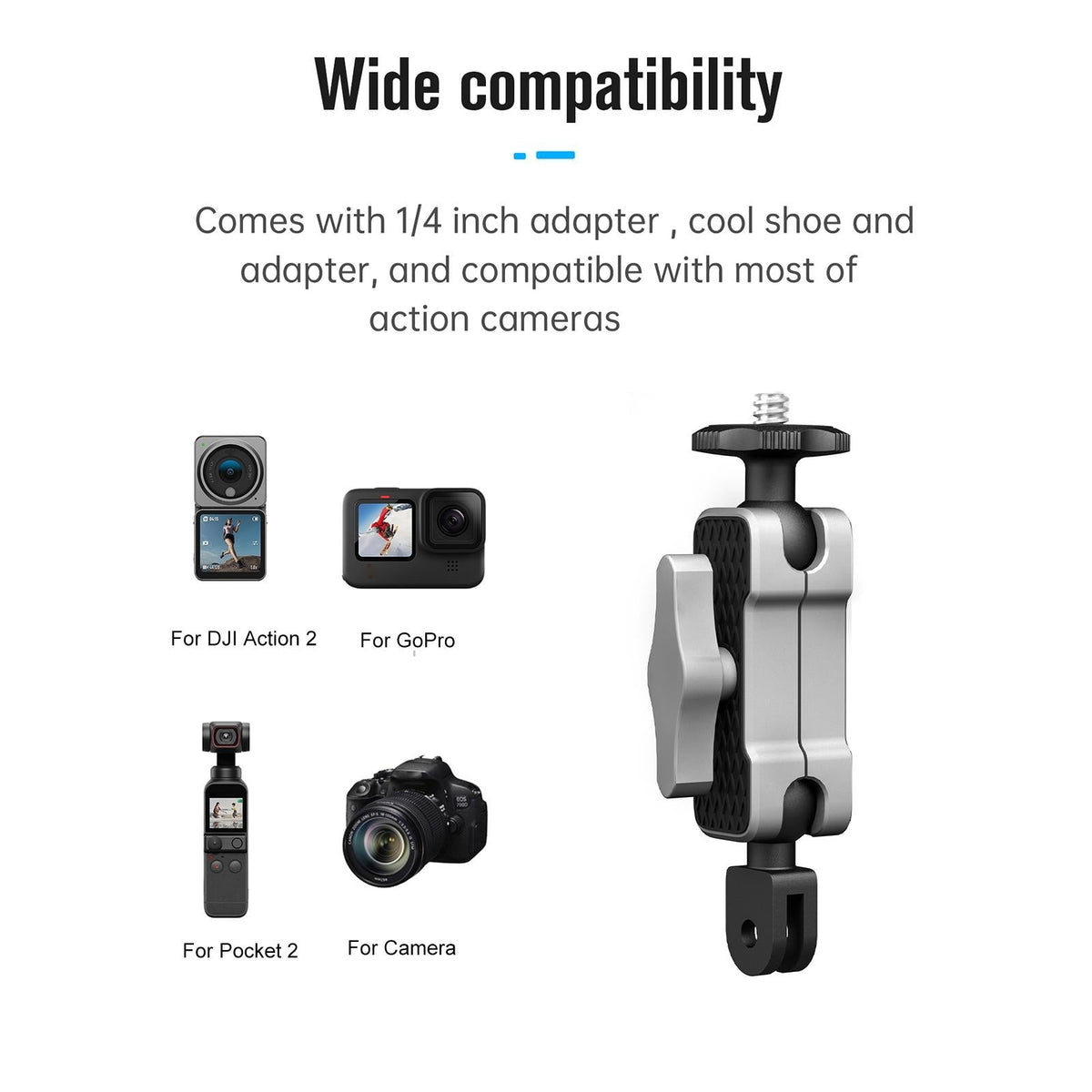 Adjustable Aluminium Alloy Mount Adapter Arm-1915196601543036933