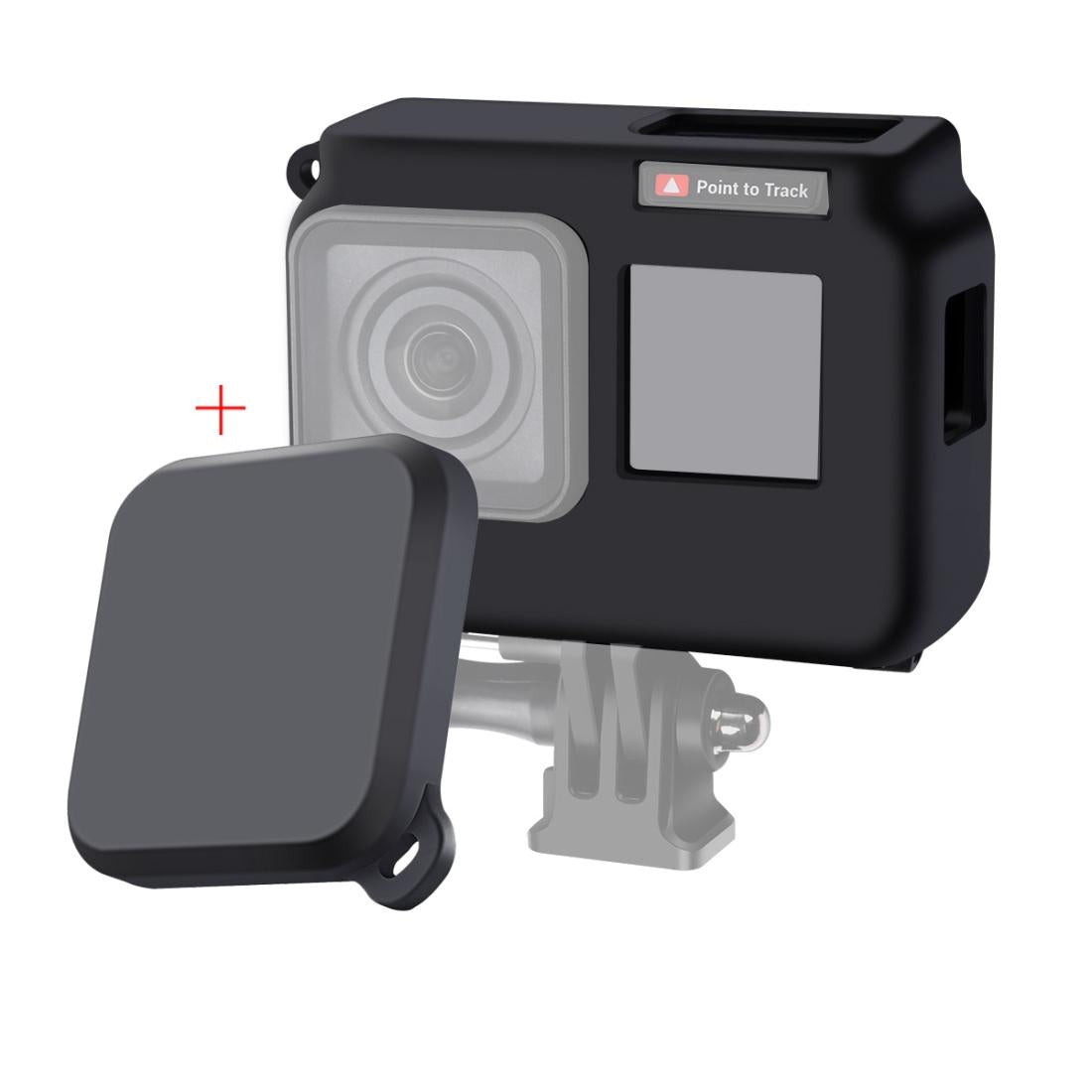 Silicone Case With Lens Cap For Insta360 One R - Shockproof-1915196670849716224