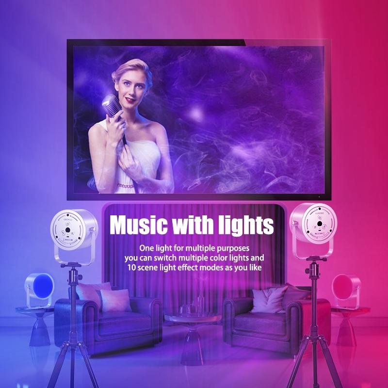 Rgb Atmosphere Fill Light With Remote Control For Desktop Rhythm-1964932156014858244