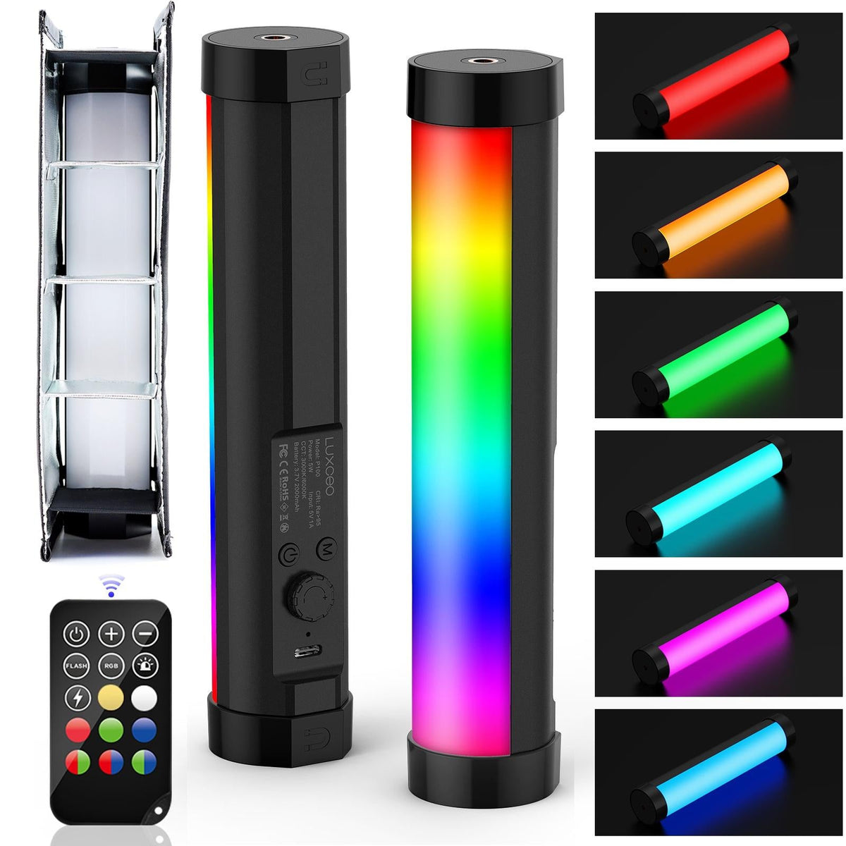 Handheld Rgb Light Stick With Remote & Softbox-1964932250025988096