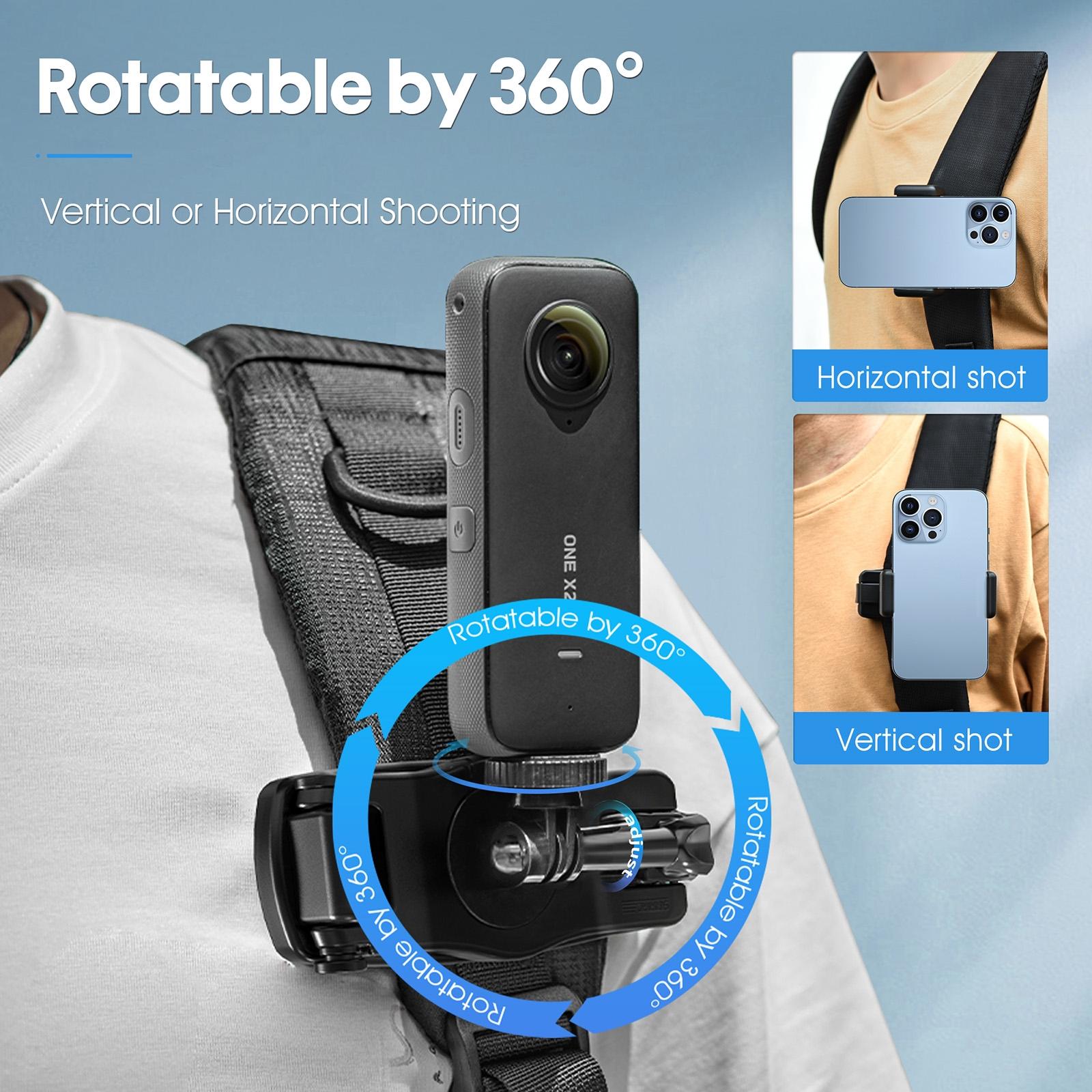 360 Degree Rotating Backpack Belt Clip Bracket-1915196799501602820