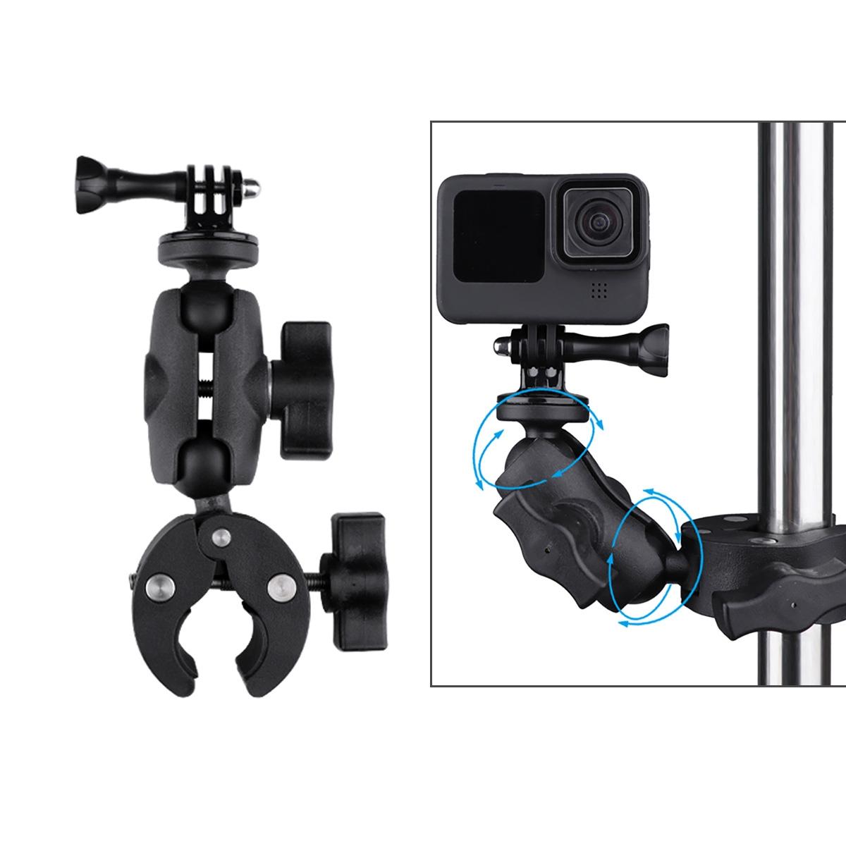 Adjustable 360 Degree Action Camera Clamp Base-1915196800688590848