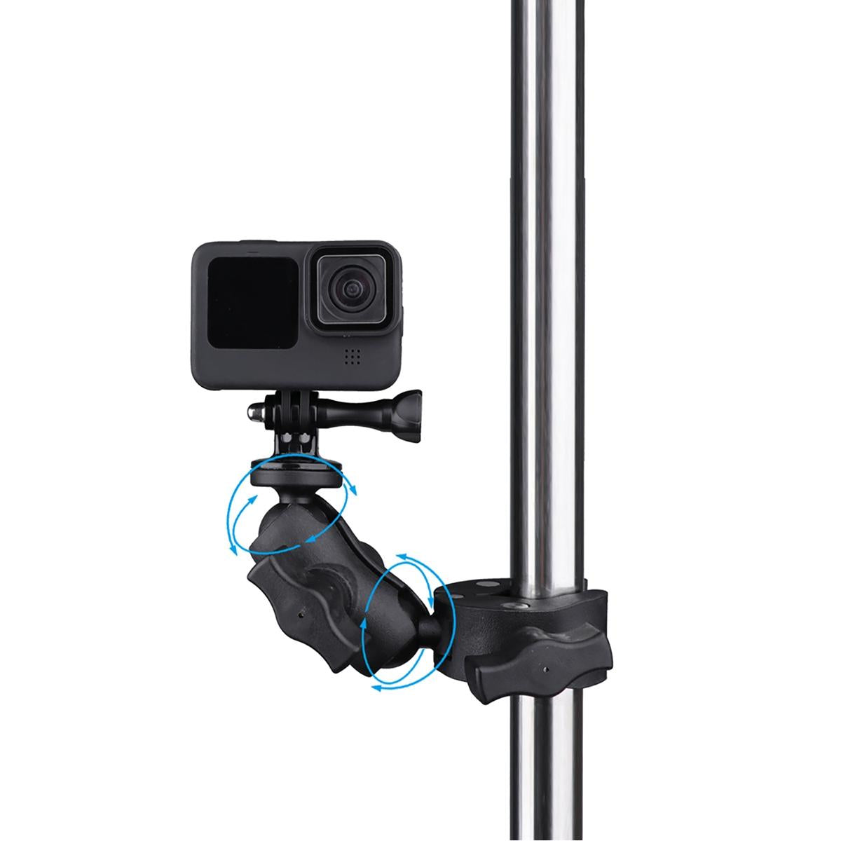 Adjustable 360 Degree Action Camera Clamp Base-1915196800688590851