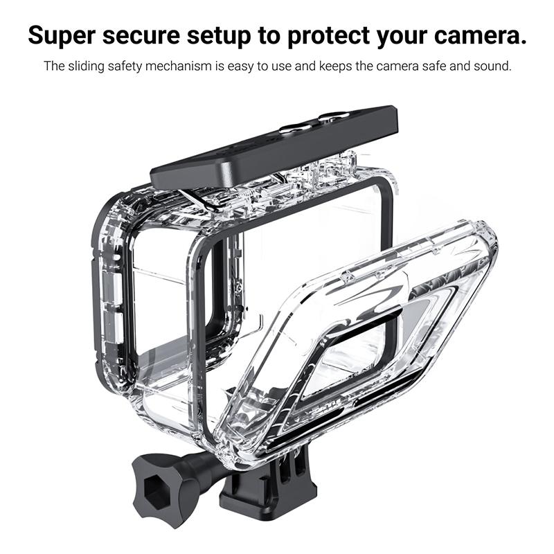 Waterproof 60M Diving Case For Insta360 One Rs 4K Camera-1915198057000079363