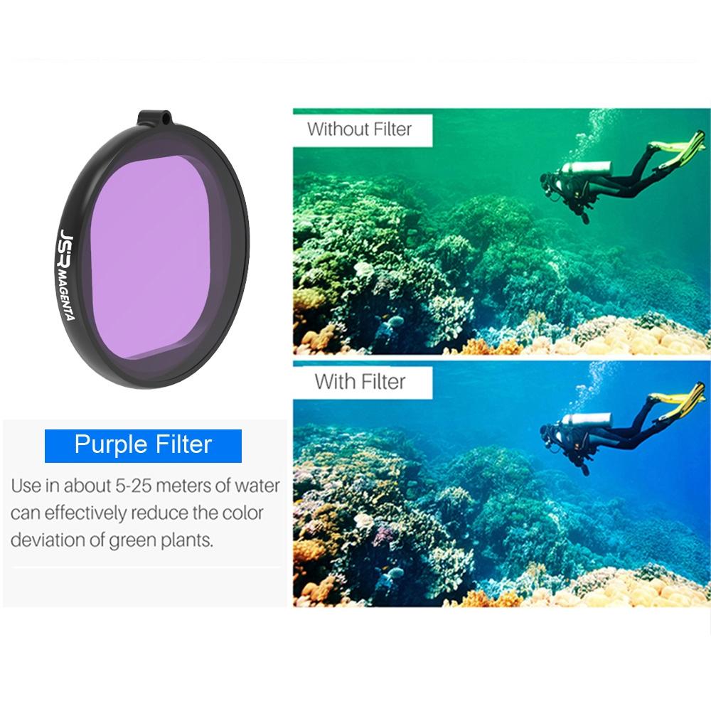 3-In-1 Round Diving Lens Filter For Gopro Hero8-1915198243889876996