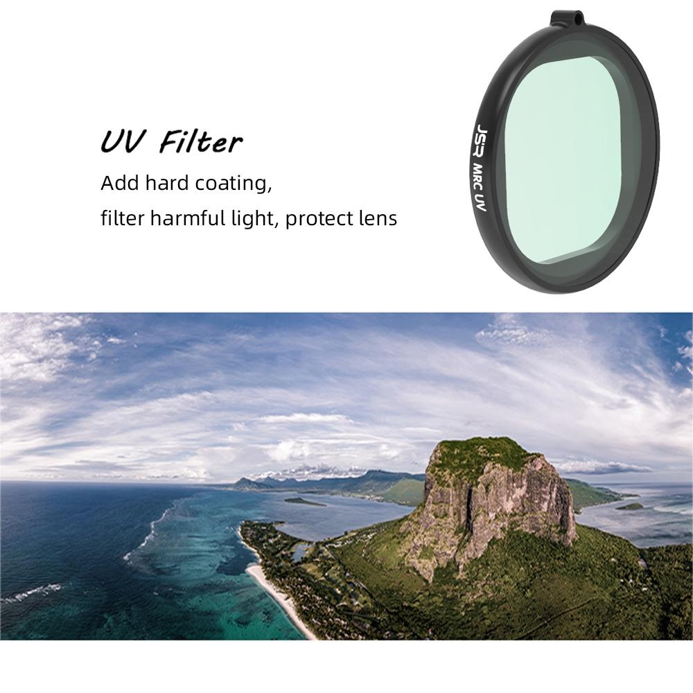 4-In-1 Round Lens Filter For Gopro Hero8 - Uv Cpl Nd4 Nd8-1915198071990521859