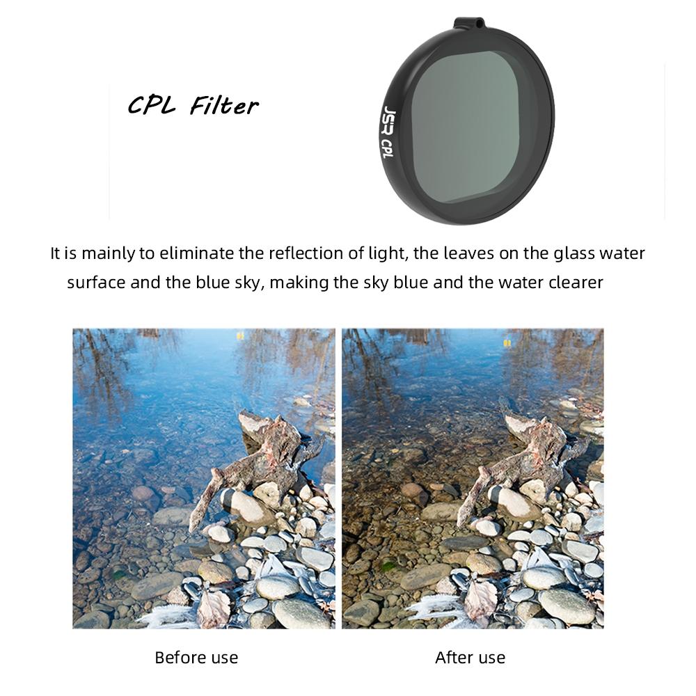 4-In-1 Round Lens Filter For Gopro Hero8 - Uv Cpl Nd4 Nd8-1915198071990521860