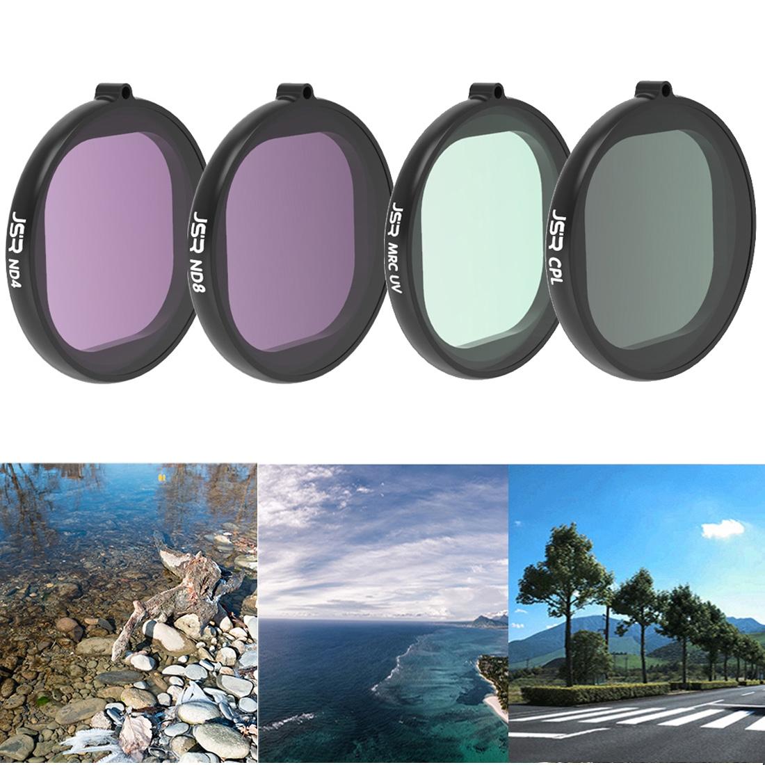 4-In-1 Round Lens Filter For Gopro Hero8 - Uv Cpl Nd4 Nd8-1915198071990521861