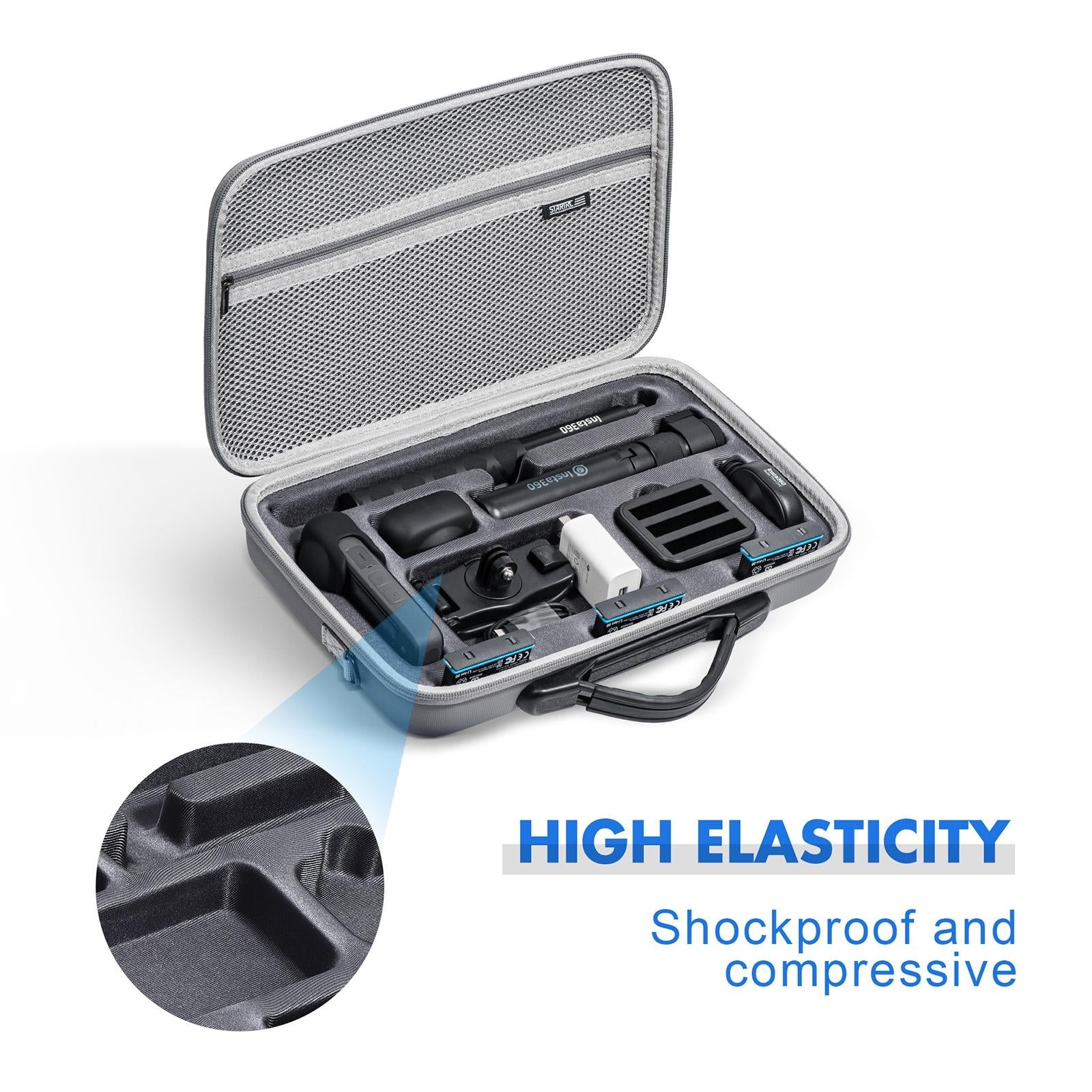 Insta360 One X3 Camera & Accessories Storage Bag - Diamond Texture-1915196548992602118