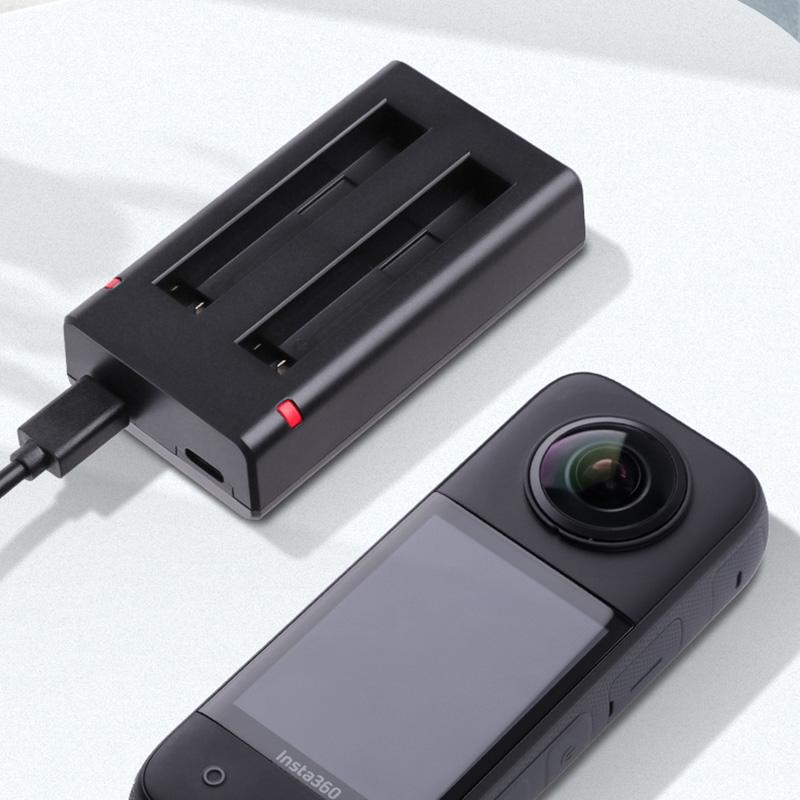 Insta360 X3 Dual Battery Charger With Indicator Light And Cable-1915196698465013766