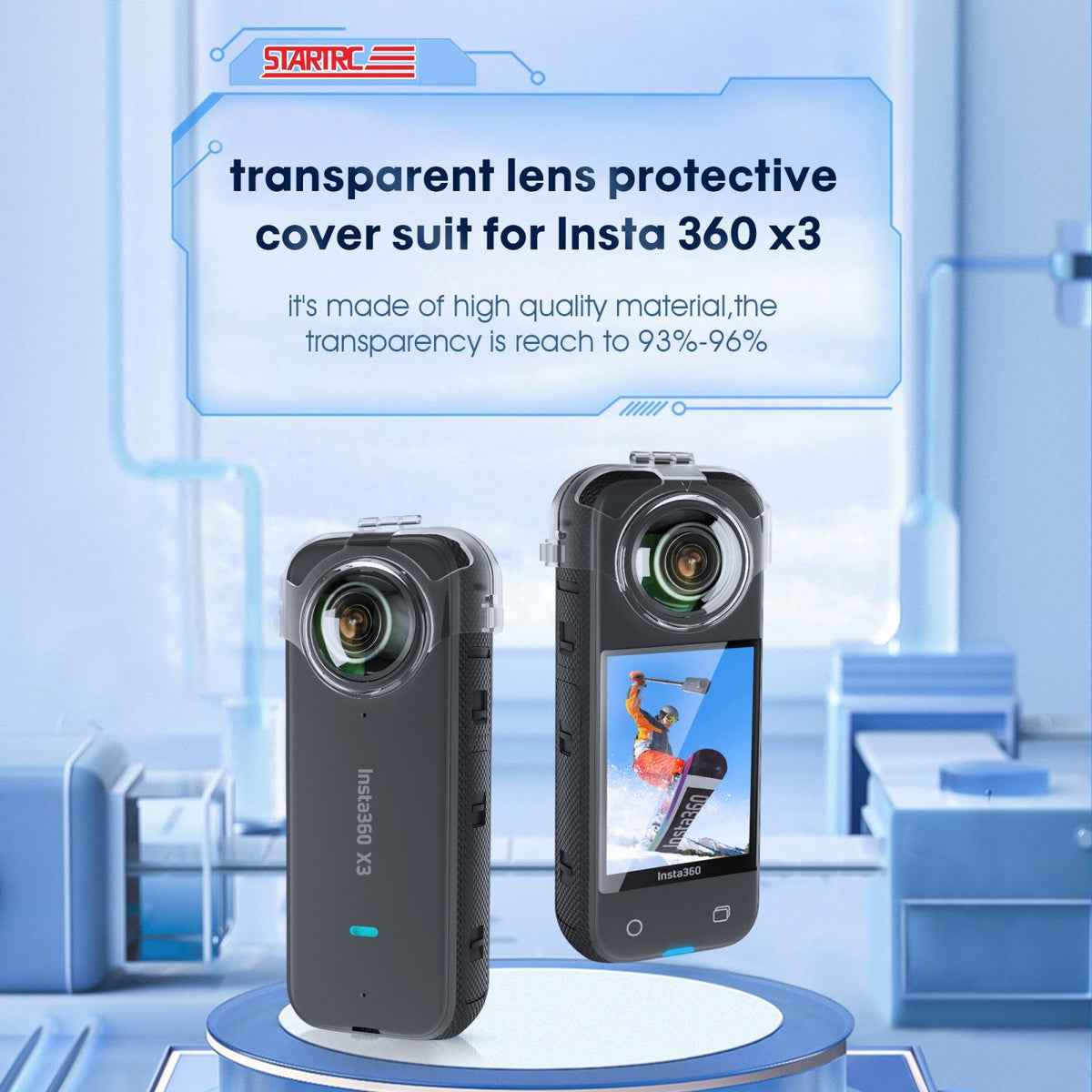 Insta360 X3 Lens Protection Cover - No Disassembly-1964932155666731010