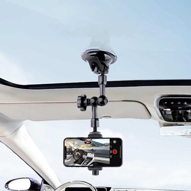 Articulating Magic Arm With Suction Cup Phone Mount 4.5 - 7.2 Inch Phones-1915196806317346817
