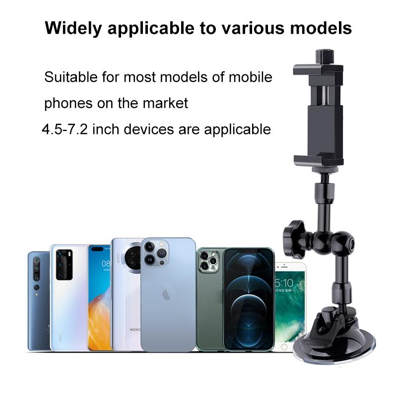 Articulating Magic Arm With Phone Clamp And Suction Cup-1915196502876229636