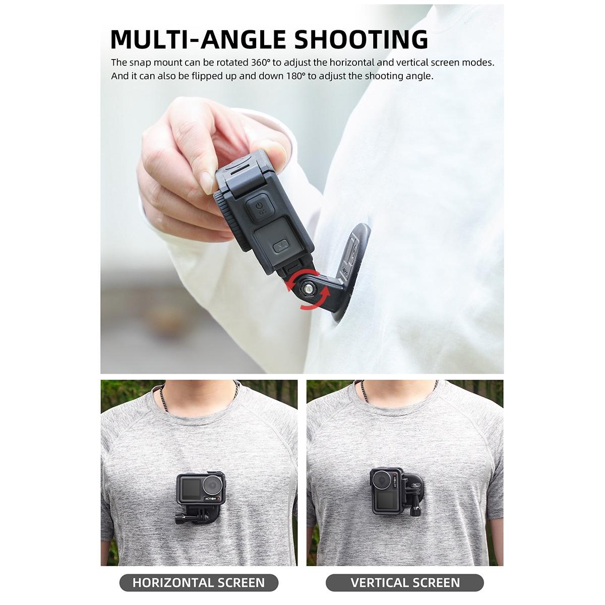 Neck Phone Action Camera Holder - Magnetic Wearable-1915196490121351177