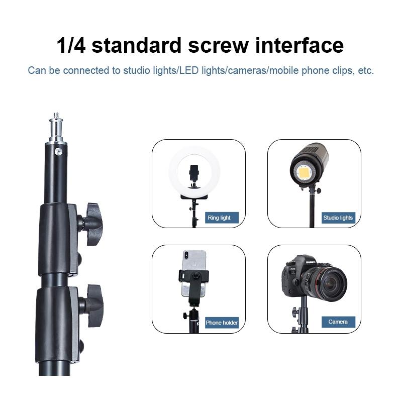 Professional Metal Lighting Stand For Studio Flash - 2.2M Height-1915197393419243526